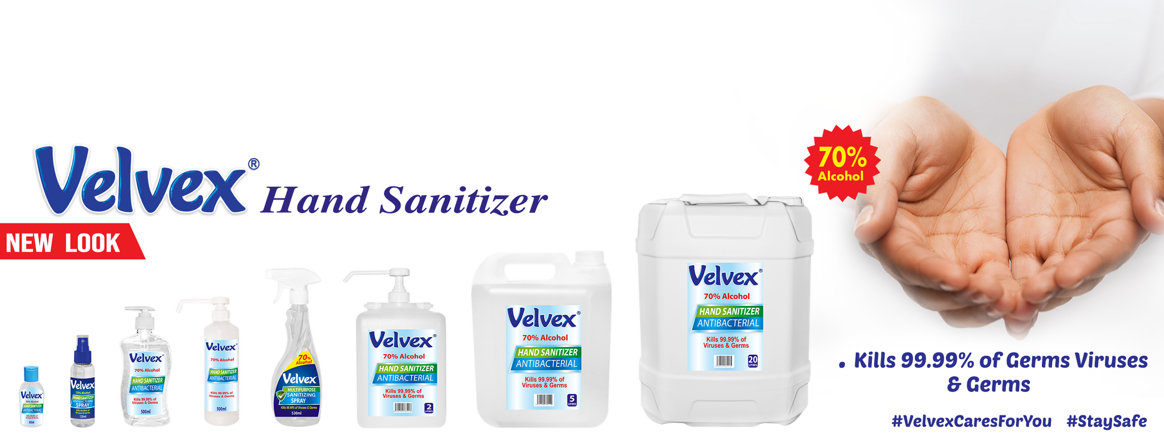 Velvex Range Sanitizers (2021 NEW)