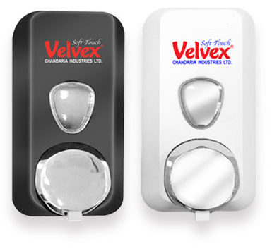 Velvex Soft Touch Liquid/Foam Hand Wash & Sanitizing Gel Dispenser