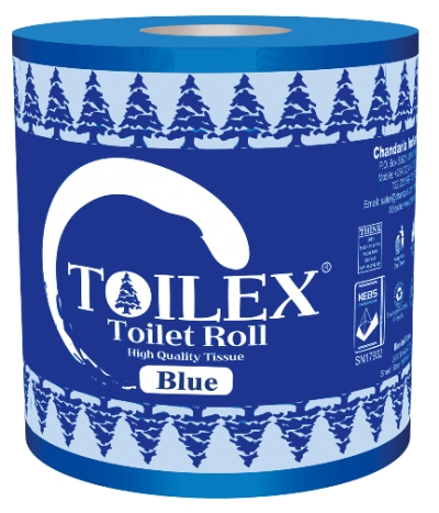 Toilex Blue Toilet Tissue  – Single